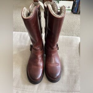 Frye Dark Brown Leather Boots 7